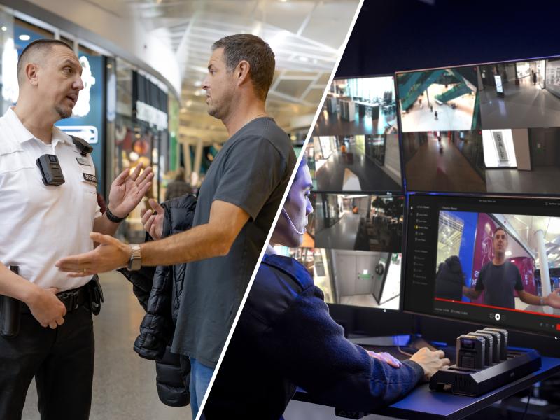 mall cop and control room