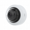 Kopułkowa kamera AXIS P3265-V Dome Camera zamontowana na ścianie, widok z lewej strony