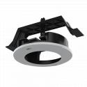 Support AXIS TM3208 Recessed Mount, incliné sur sa gauche