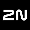 2N logo white and black