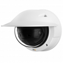 Die AXIS P3807-PVE verfügt über vier Sensoren, die in einer einzigen Kamera integriert sind, und unterstützt das nahtlose Stitching aller vier Bilder.