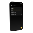 Aplicativo AXIS Mobile Credential no smartphone.