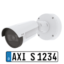 왼쪽 각도에서 본 AXIS P1465-LE-3 License Plate Verifier Kit