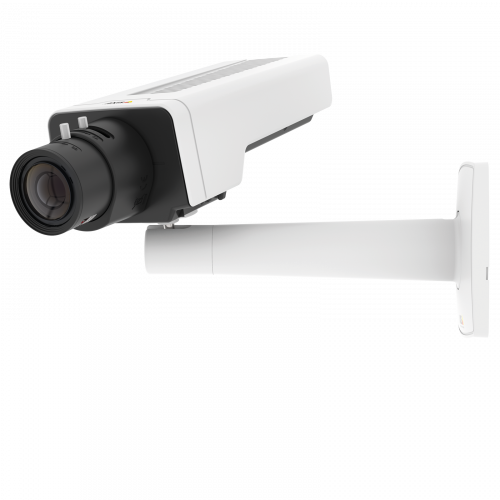 AXIS P1367 IP Camera has Zipstream functionality and is viewed from its left