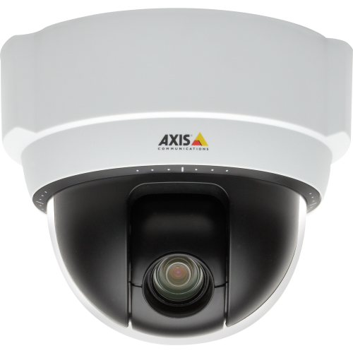 AXIS 215 PTZ - Compact pan/tilt/zoom camera for 360 degree video surveillance with 180 degree auto-flip of the camera head