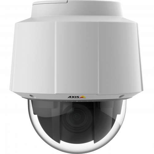 AXIS Q6054 Mk II is an indoor PTZ camera with 30x zoom and focus recall. The product is viewed from its front.