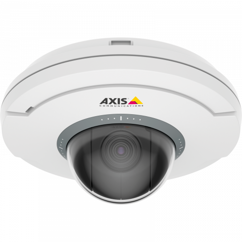  Die Axis IP-Kamera P5065 verfügt über Schwenken, Neigen, Zoomen mit 5-fachem optischen Zoom und 10-fachem Digitalzoom