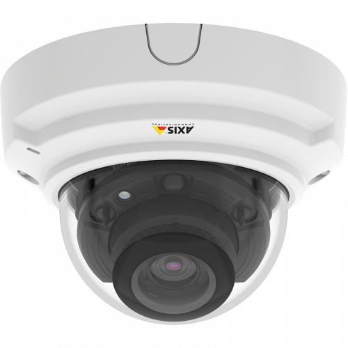 A câmera IP Axis P3375-LV possui WDR Forensic Capture, Lightfinder e OptimizedIR