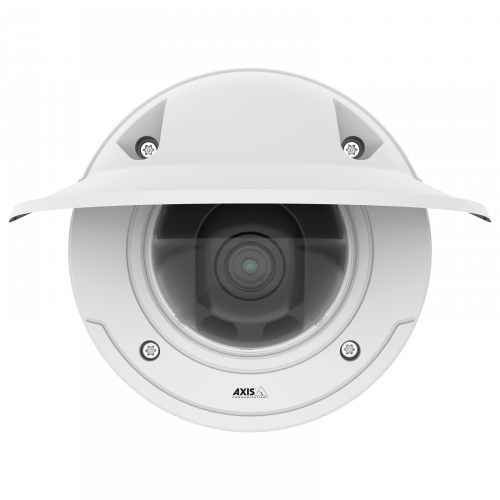 AXIS IP Camera P3375-VE는 양방향 오디오 및 I/O 포트와 Lightfinder를 제공합니다.