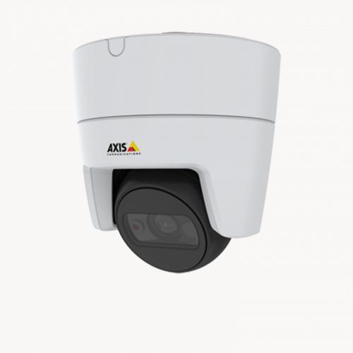 AXIS M3116 LVE mounted in ceiling from left angle