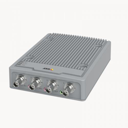 AXIS P7304 Video Encoder from left angle