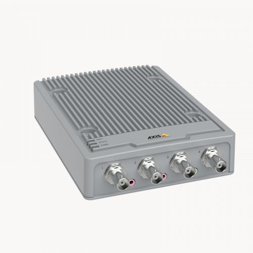 AXIS P7304 Video Encoder from right angle