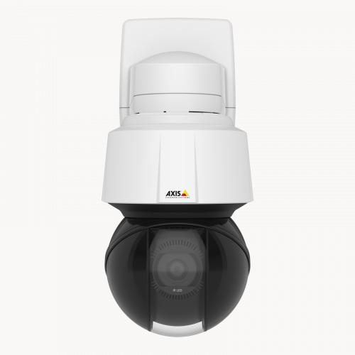 Caméra PTZ AXIS Q6135-LE avec support T91L61 de face