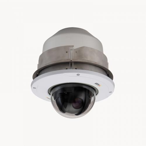 AXIS T94A01L Recessed Mount with AXIS Q60-E camera from the front
