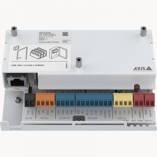 AXIS A1210-B Network Door Controller (正面から見た図)