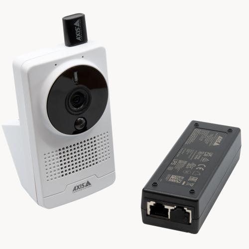 AXIS TM1901 Wireless Kit montado na câmera