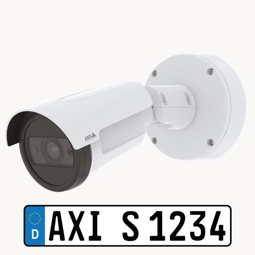 AXIS P1465-LE-3 License Plate Verifier Kit, viewed from its left angle