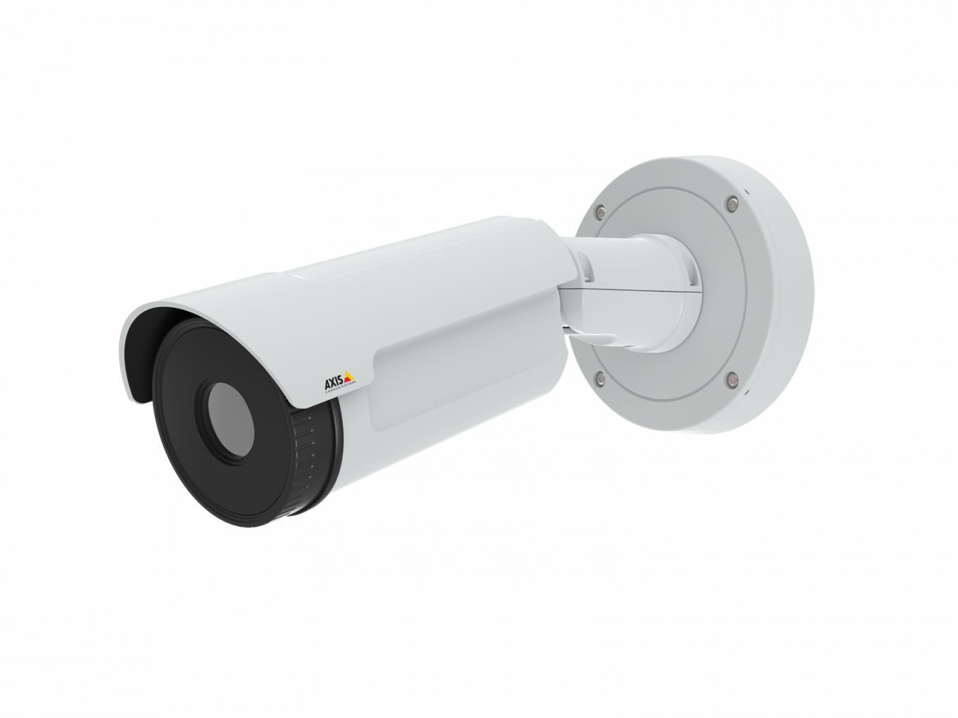 AXIS Q1941-E Thermal IP Camera mounted on wall from left