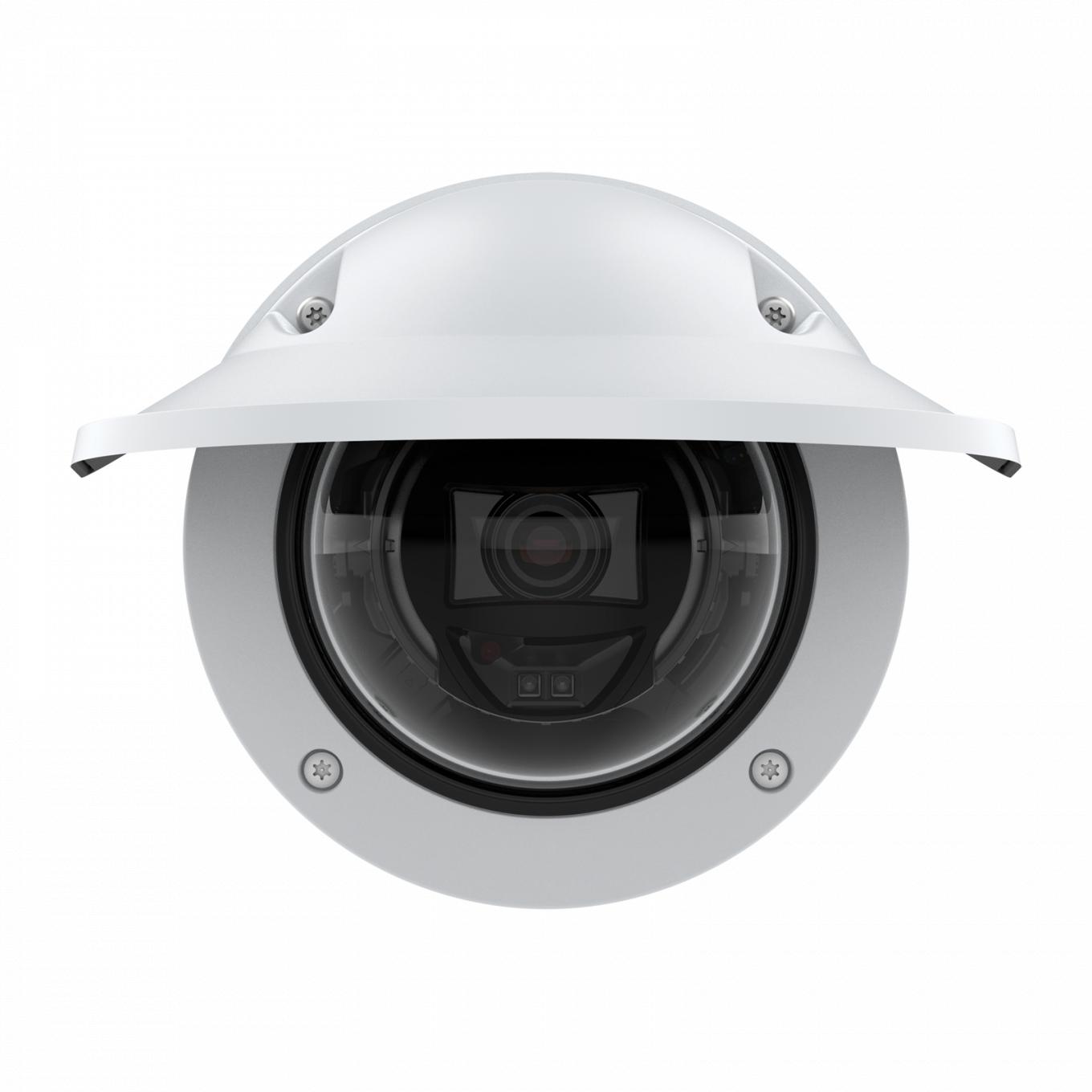 AXIS P3265-LVE Dome Camera(정면에서 본 벽면 마운트 기상 보호막 포함)