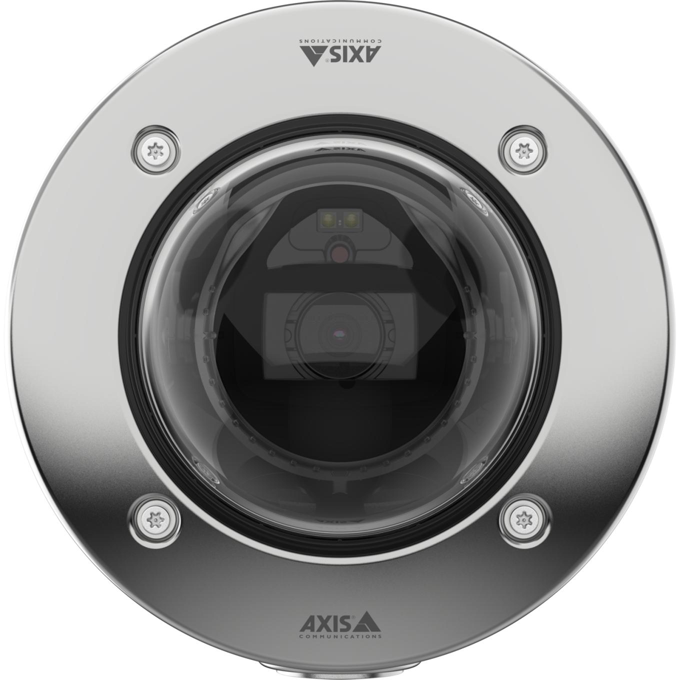 AXIS P3268-SLVE Stainless steel Dome Camera、正面から見た図