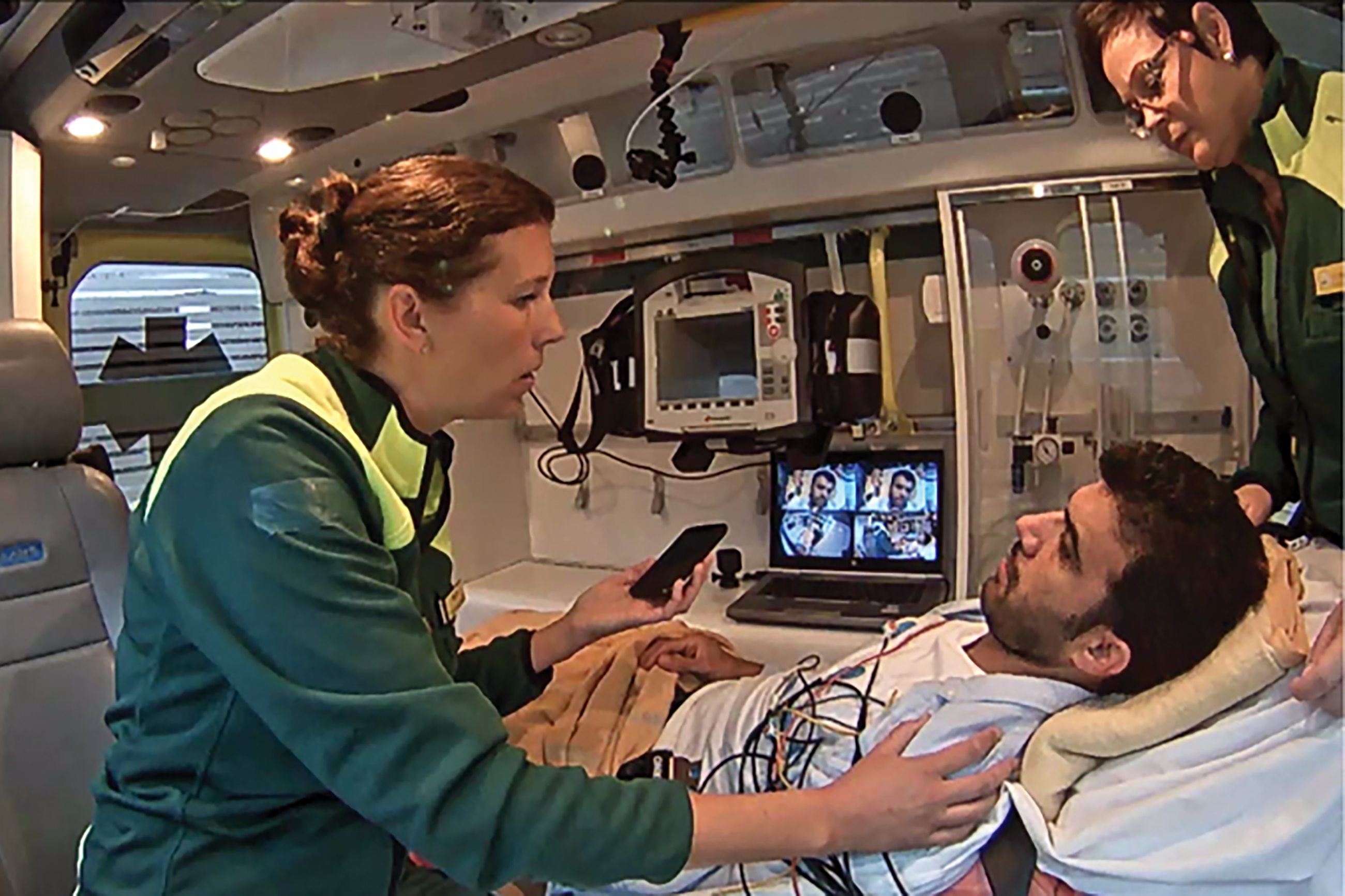 Network cameras enable ambulances to provide the right care faster