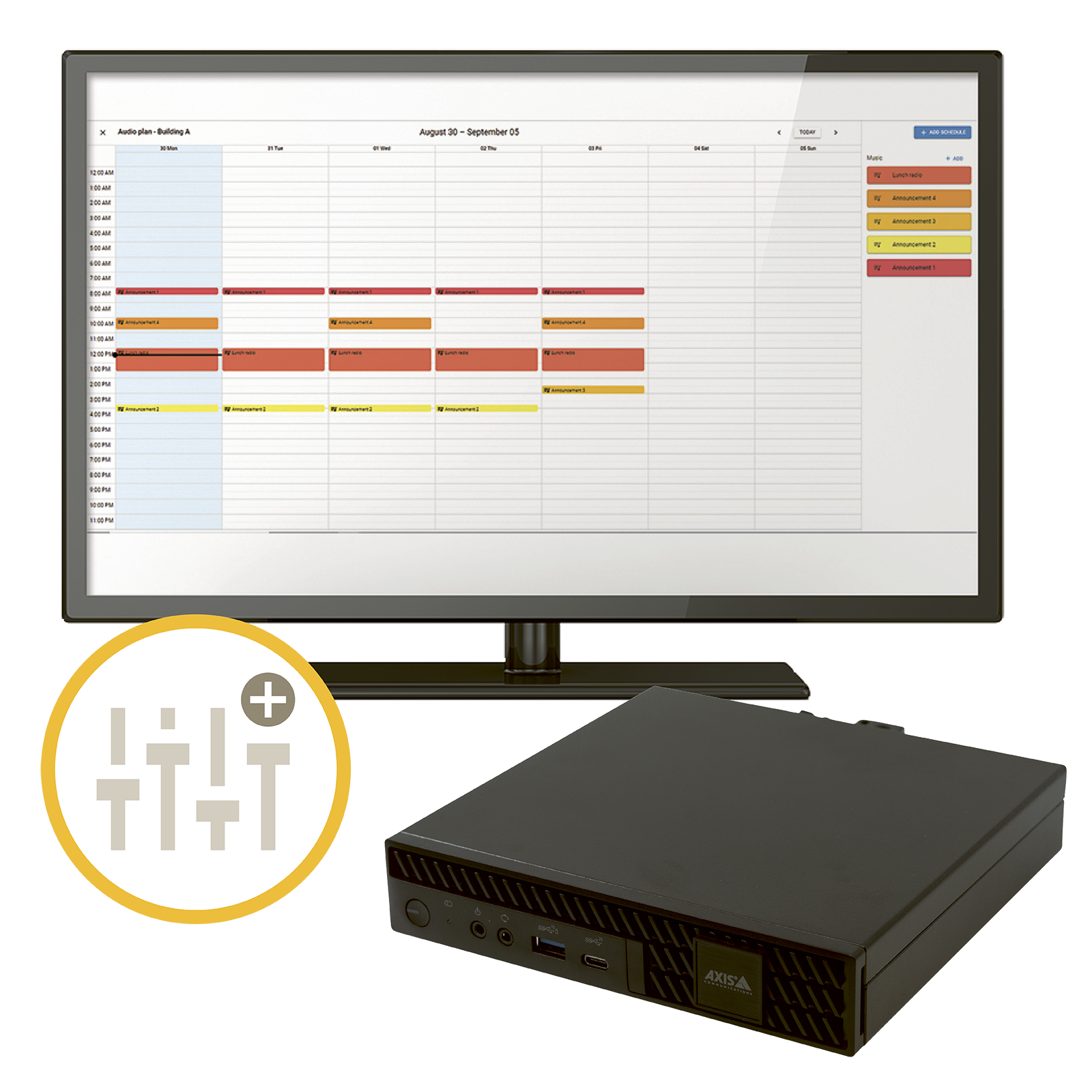 Axis audio manager pro c7050 mk iii axis communications