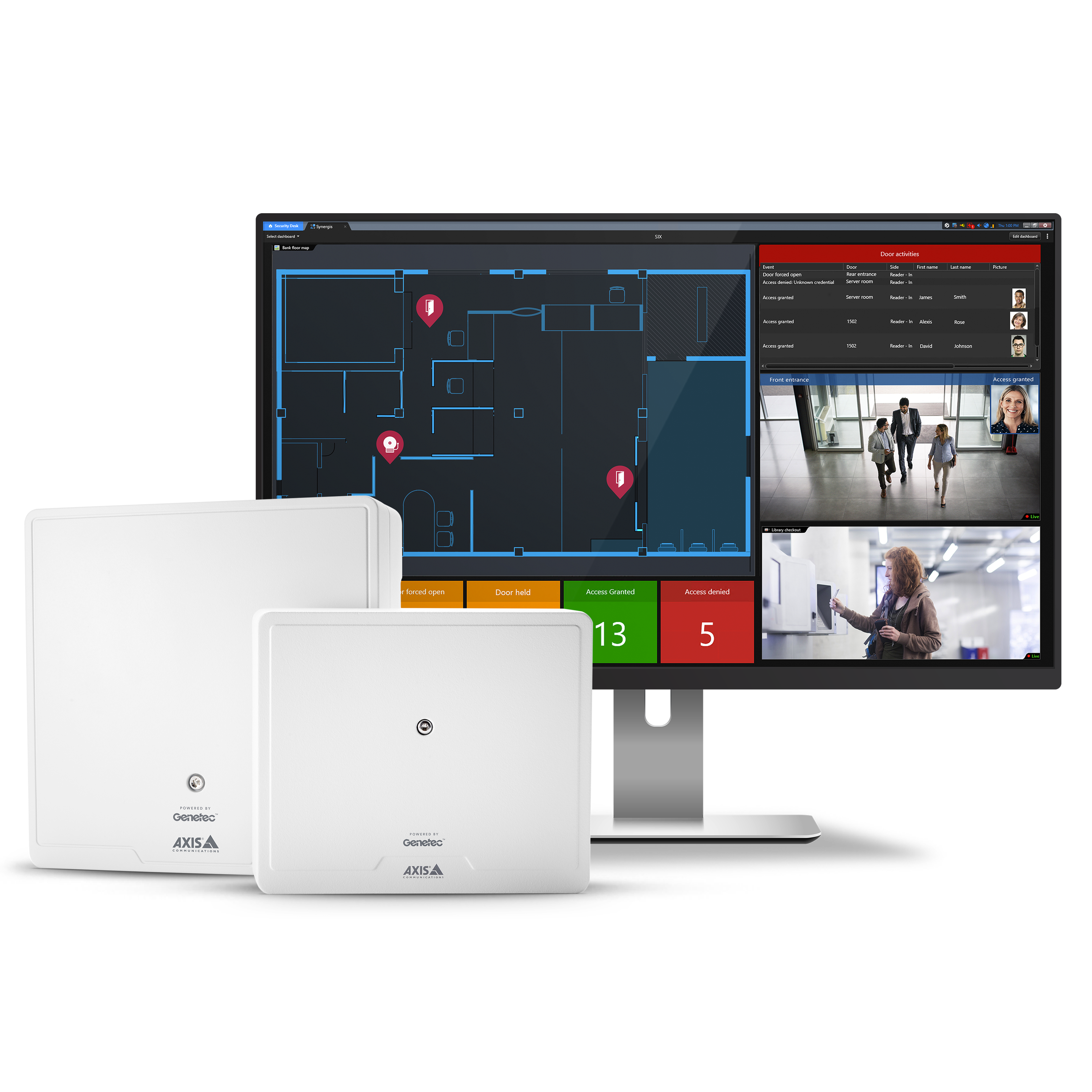 Axis Powered by Genetec Access Control Solution | Axis Communications