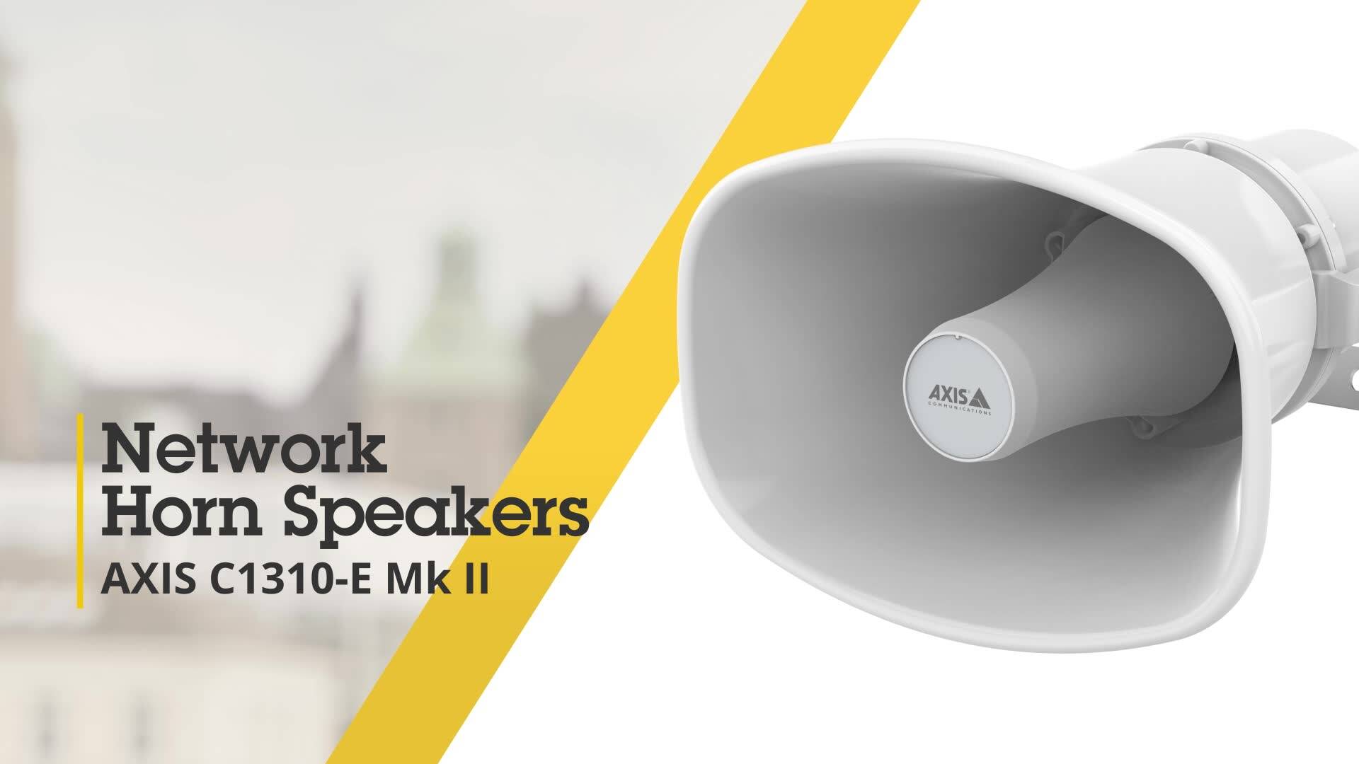 ネットワークスピーカー | Axis Communications