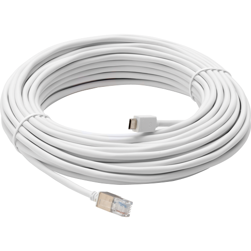 ES15 - Espiral para cable 15mm (5/8) x10m blanco 8-32 Cables 16 AWG Dexson