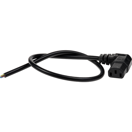 Mains Cable Angle C13Open 0.5 m Axis Communications