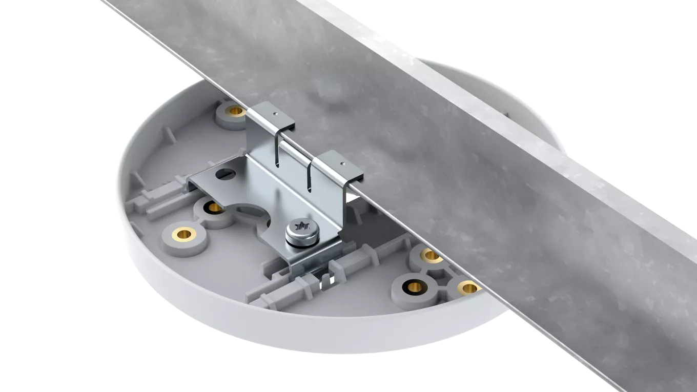 AXIS T91A23 detail on rail