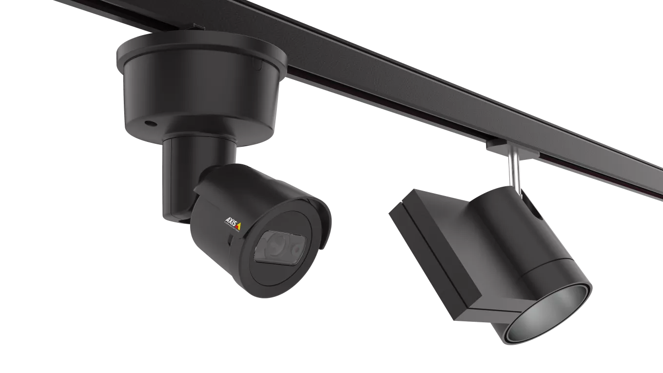 AXIS T91A33 Lighting Track Mount, in black color