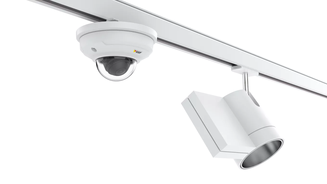 AXIS T91A33 Lighting Track Mount, in white color