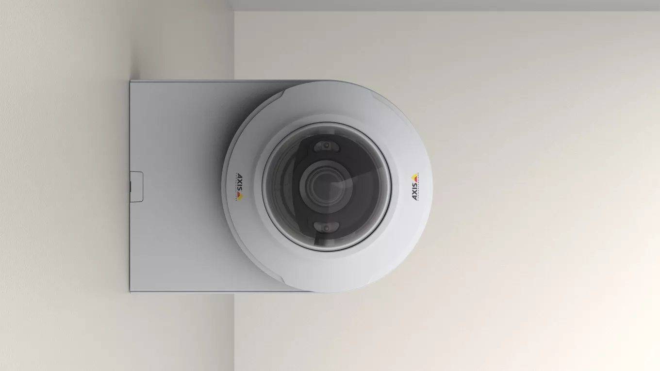 TM3101 accessory, mounted on a wall, sidewards