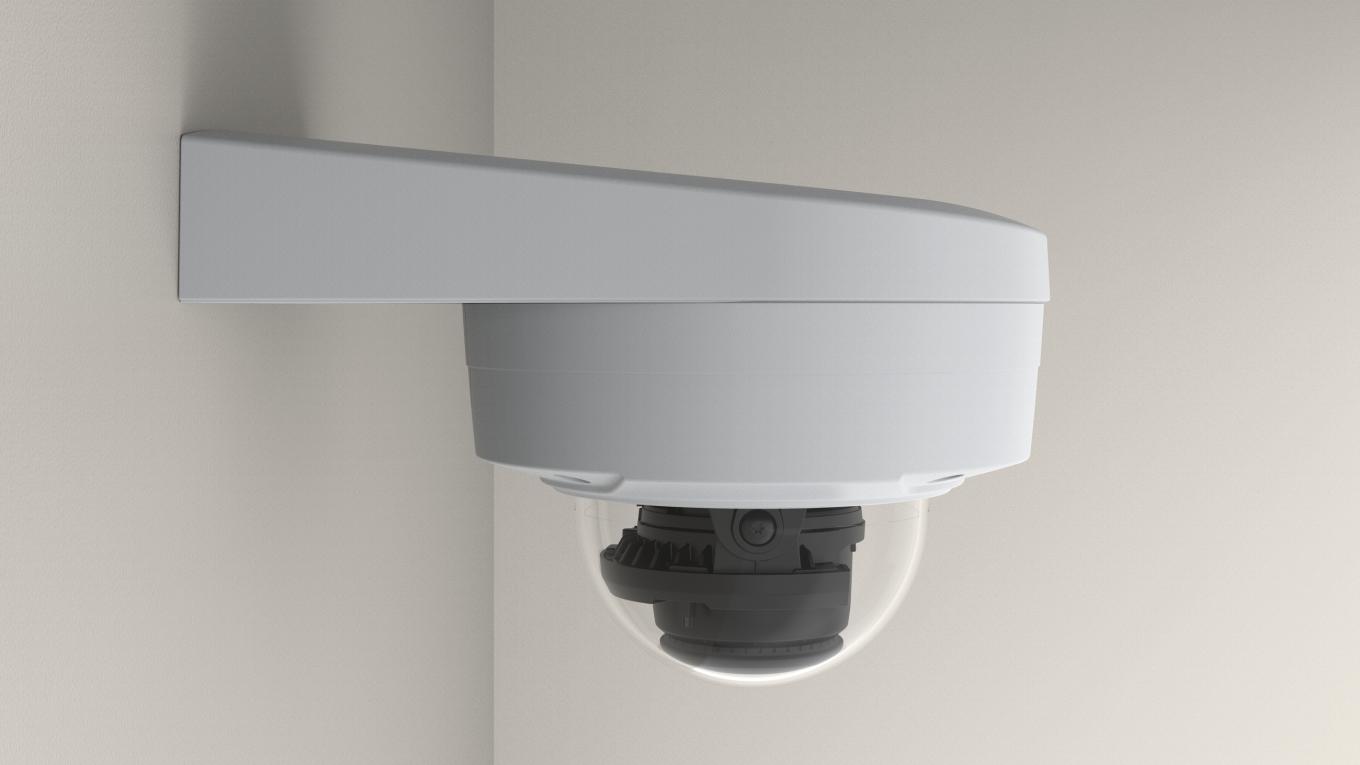 AXIS TP3101 mounted on wall downwards