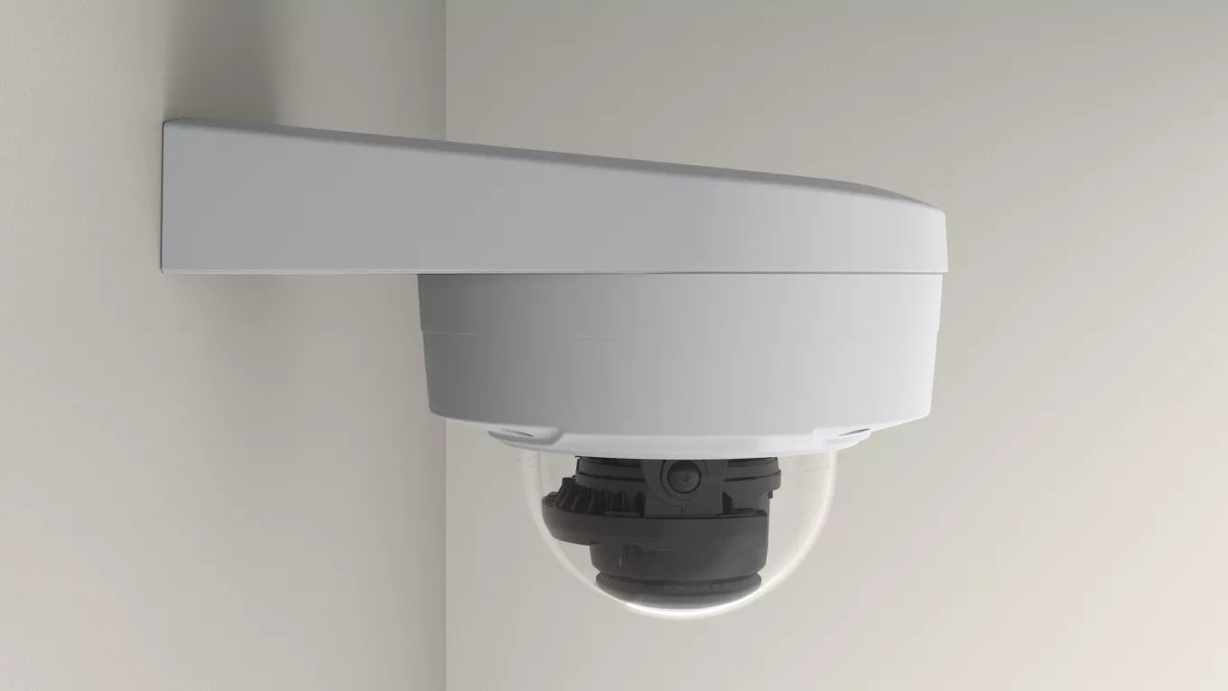 AXIS TP3101 mounted on wall downwards