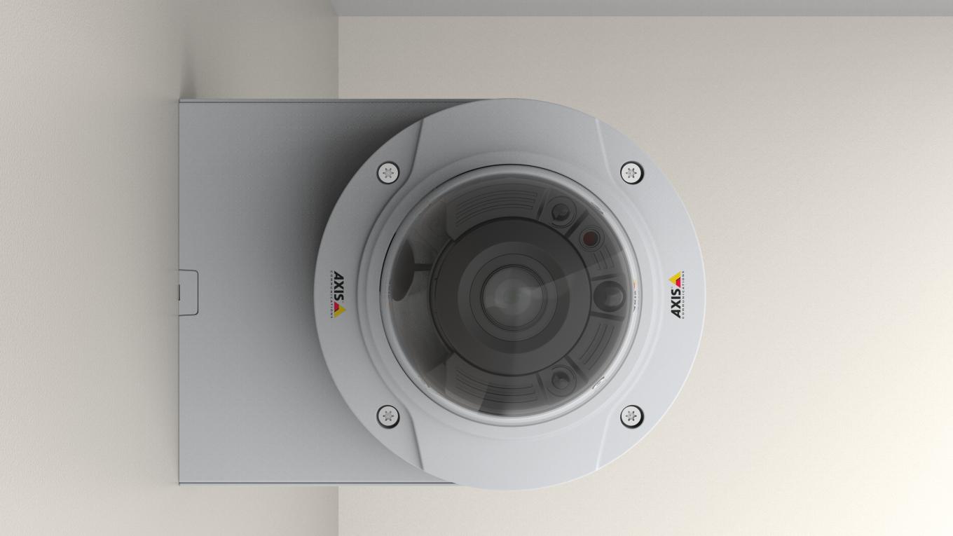 AXIS TP3101 mounted on wall sidewards