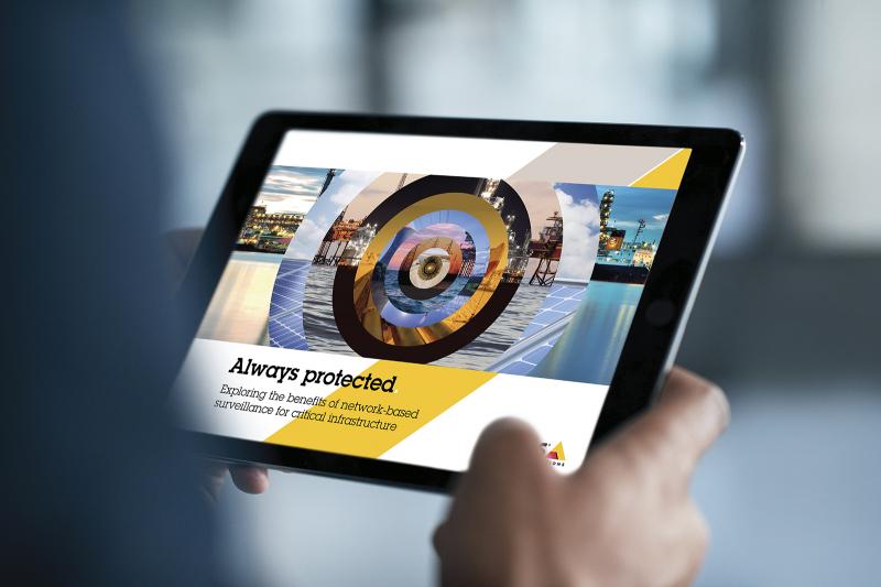 Man holding a tablet ipad