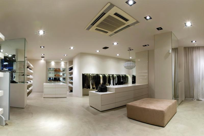 Interior of boutique