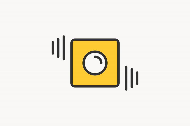 Electronic image stabilization icon