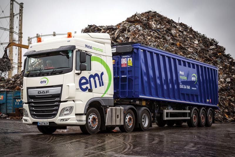 EMR Truck at recycling site