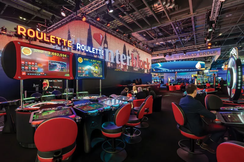 Roulette tables 