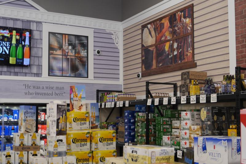 Interior of Kappy's Fine Wine & Spirits