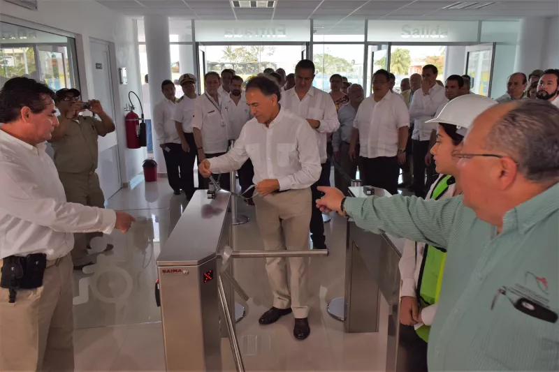 Ceremonial event to open the Coatzacoalcos Integral Port Administration