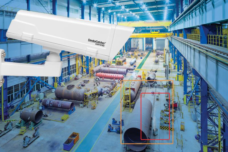 Axis camera overlooking Araani factory interior