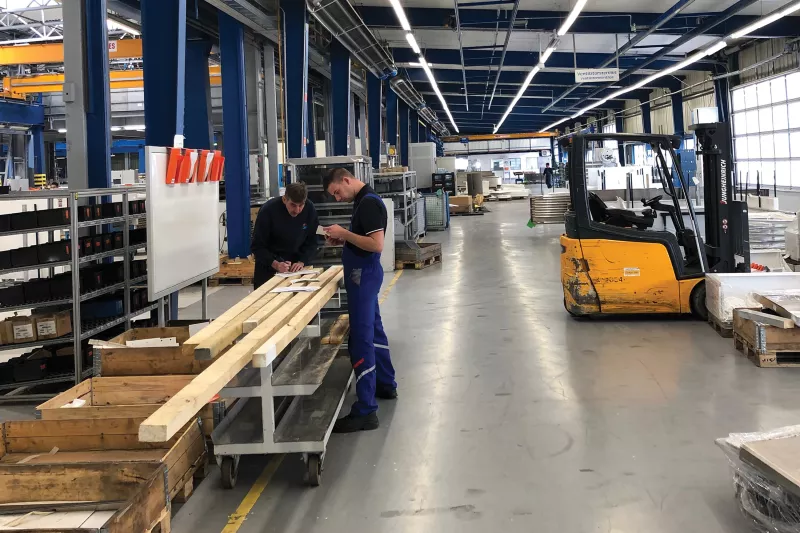 Warehouse interior