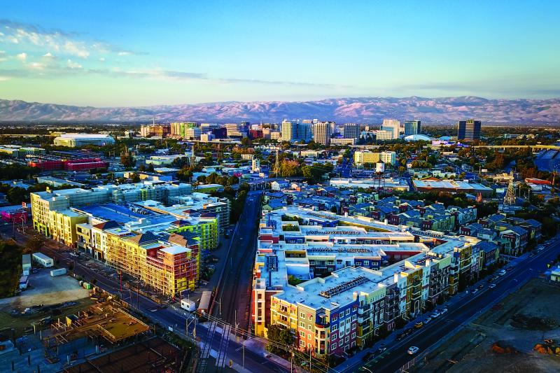 San Jose city aerial picture