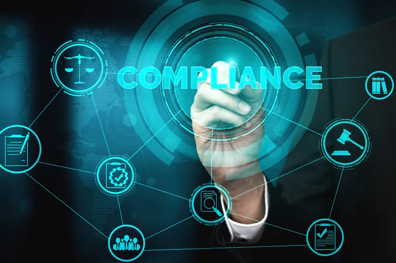 Hand writing compliance at monitor