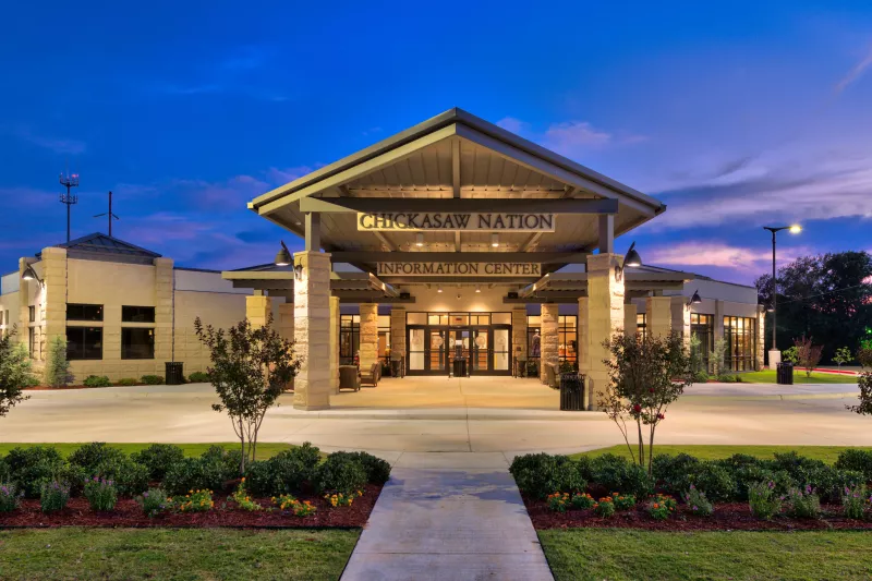 Chickasaw Nation Tish Info Center exterior