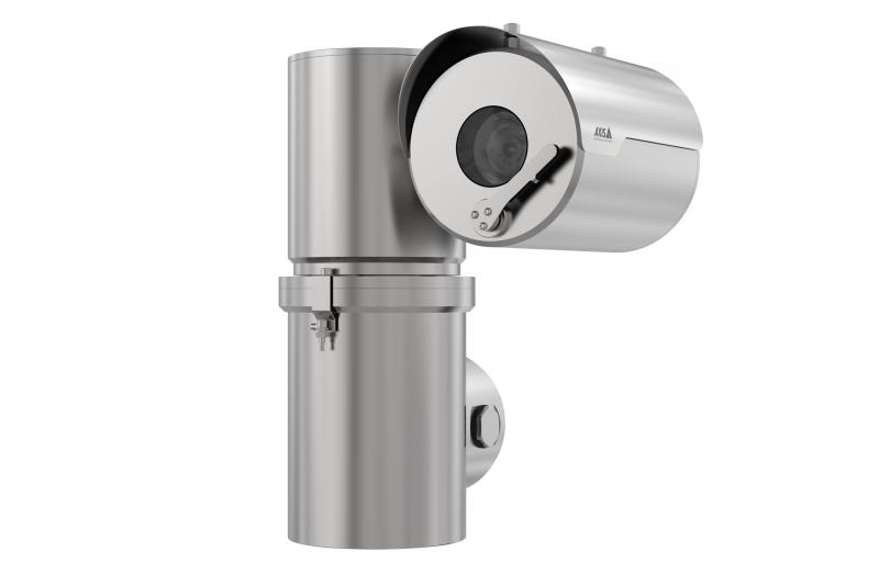 AXIS XPQ1785 Explosion-Protected PTZ Camera, viewed from its left angle